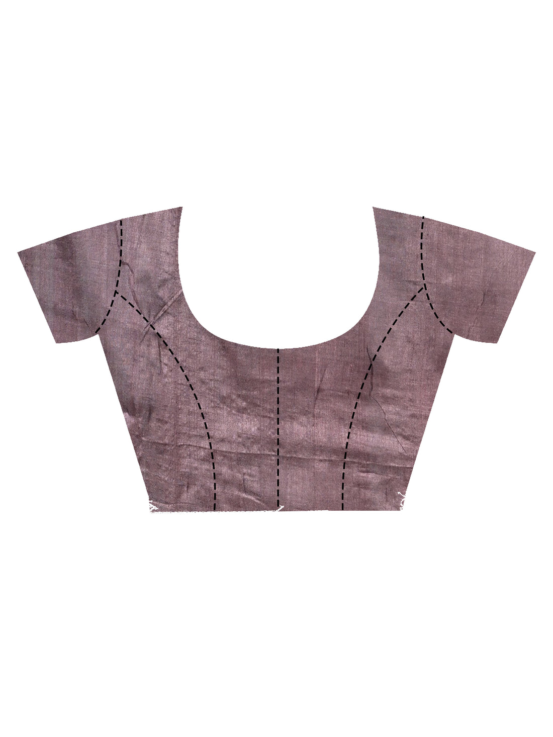 Handloom Tussar Saree in Chocolate Brown with Tribal-Inspired Motifs