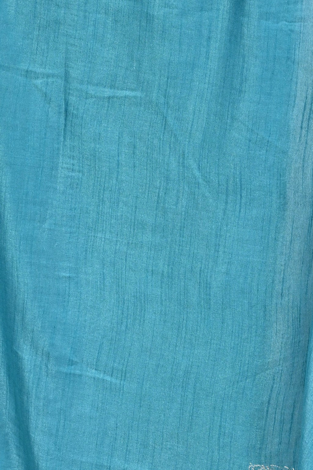 Soft Silk Saree in Teal Blue with Exquisite Embroidery