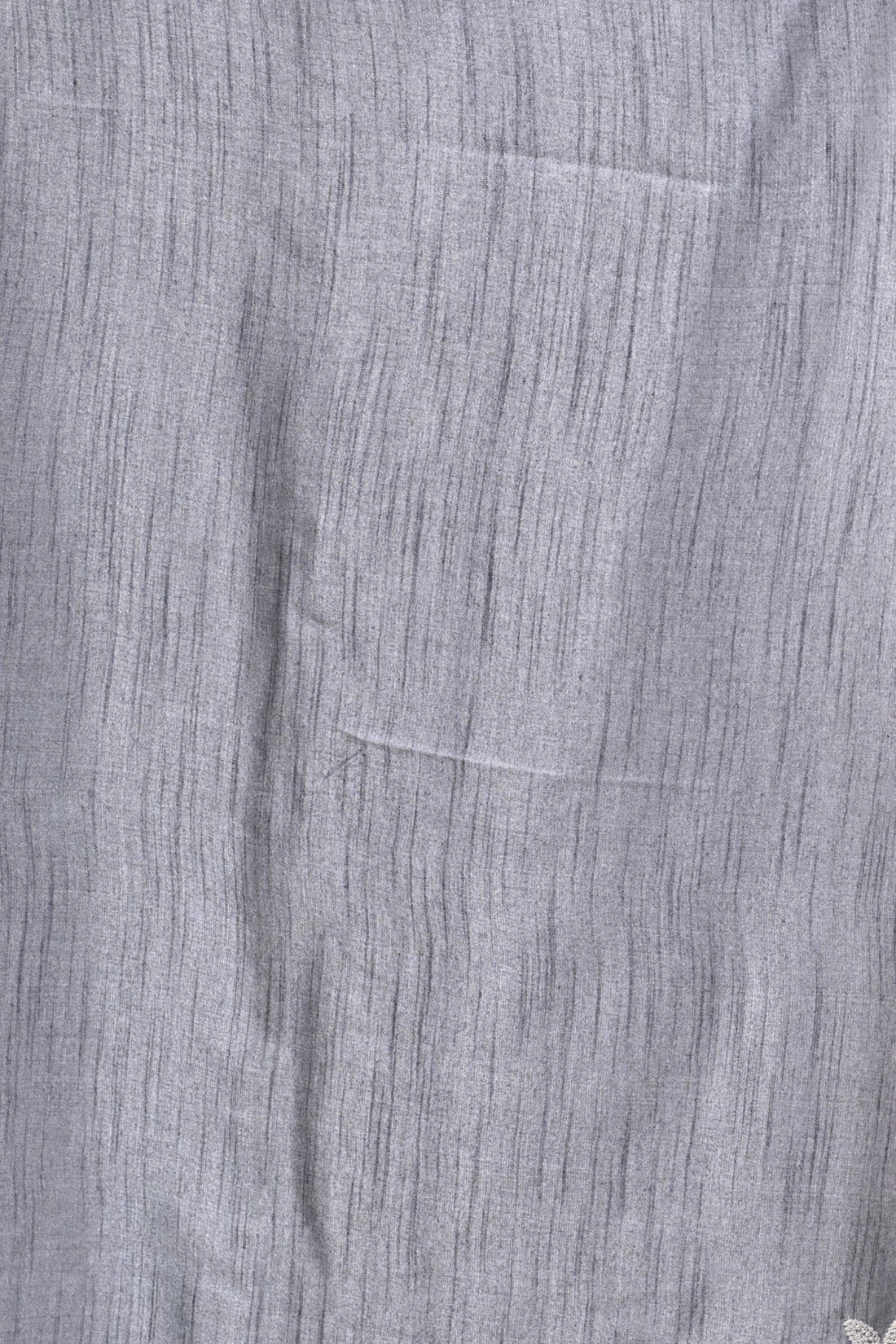 Soft Silk Saree in Grey with Elegant Embroidery