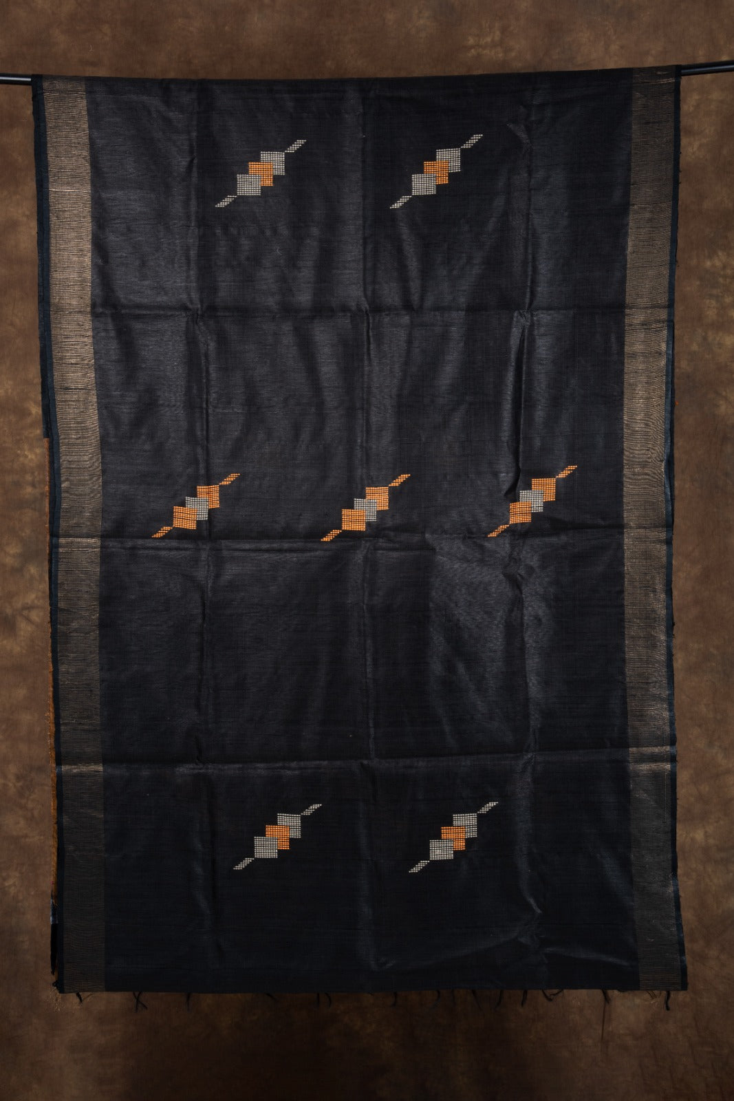 Pure Mulberry Dupion Handloom Silk Saree